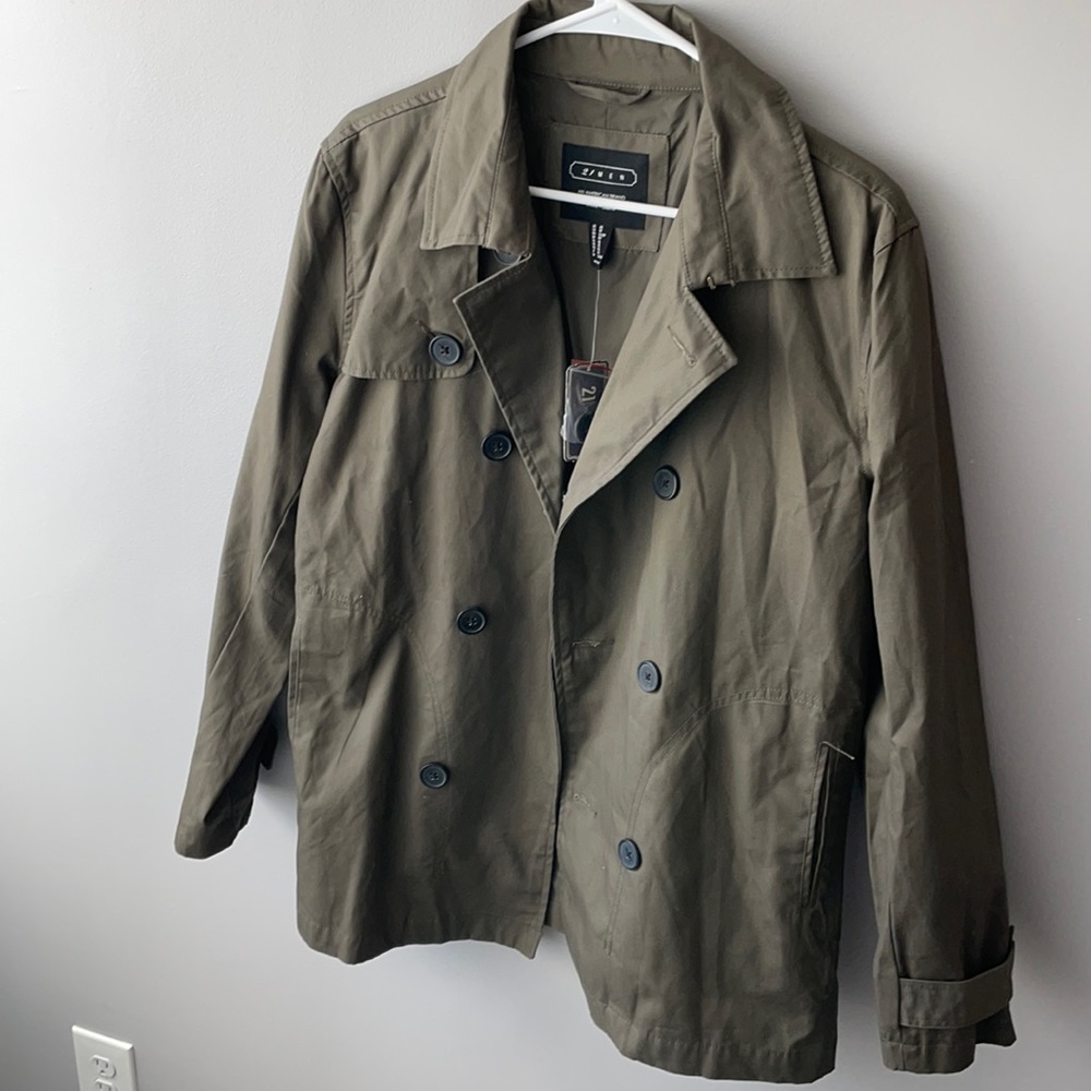 Men’s olive casual Jacket - NEVER WORN